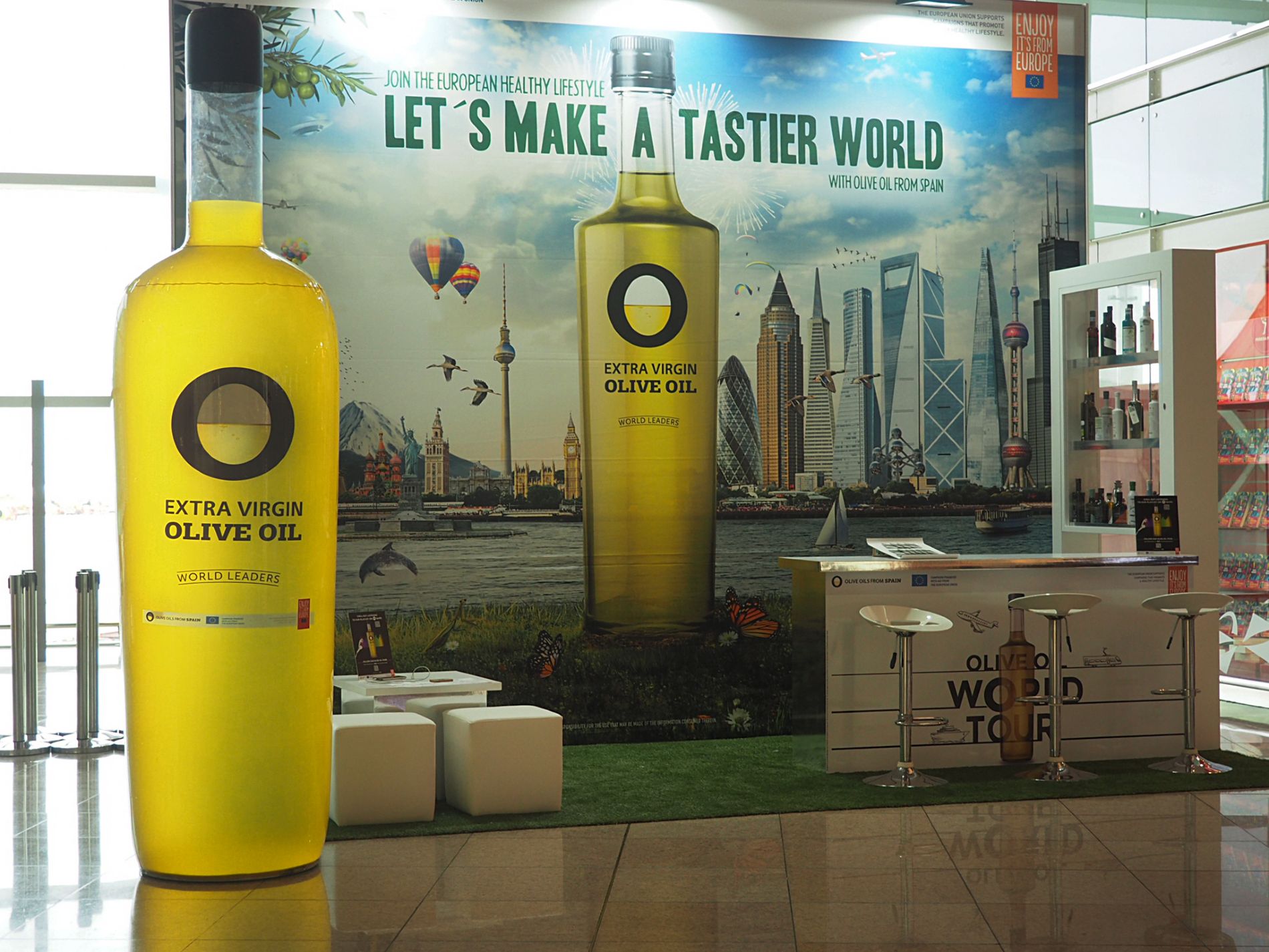 Olive Oil Lounge en el aeropuerto de El Prat