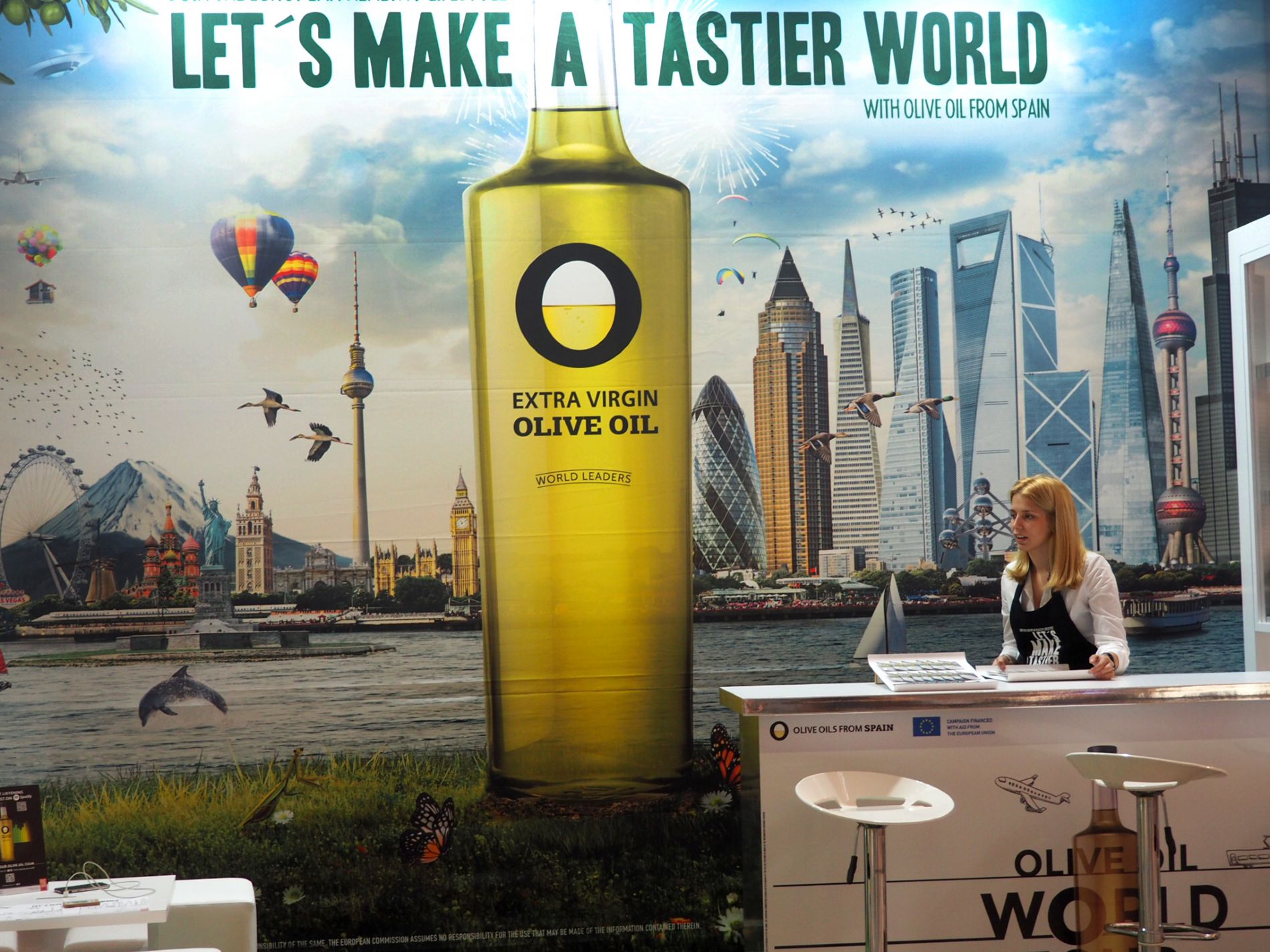 Espacio Olive Oil Lounge en el aeropuerto de Barcelona El Prat