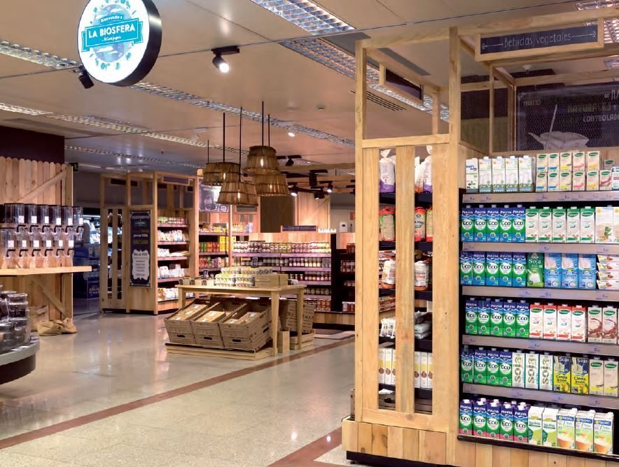 Productos ecolgicos en supermercados. Alimentacin