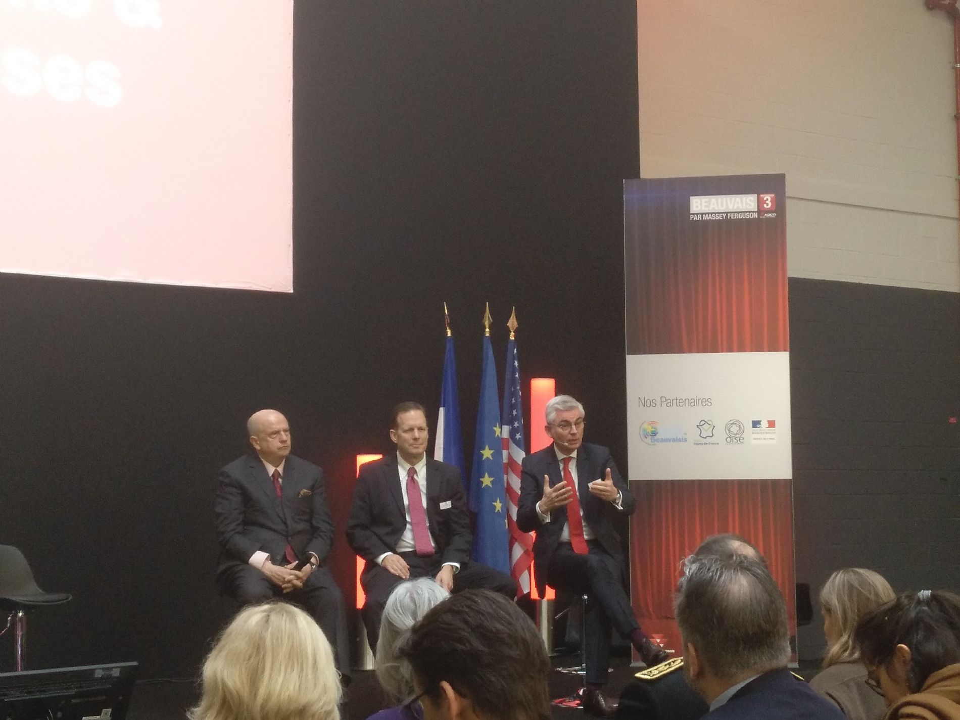 Martin Richenhagen, Rob Smith y Thierry Lhotte